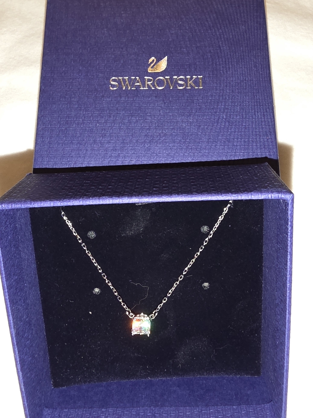 Swarovski Silver Necklace with Crystal Pendant
